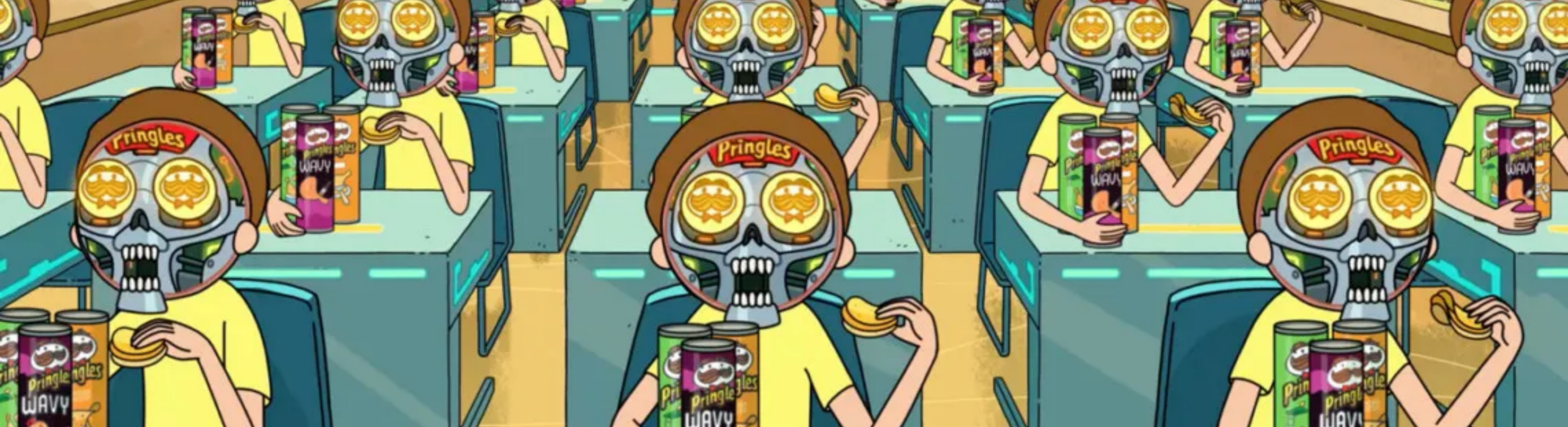 Rick Morty Pringles Banner